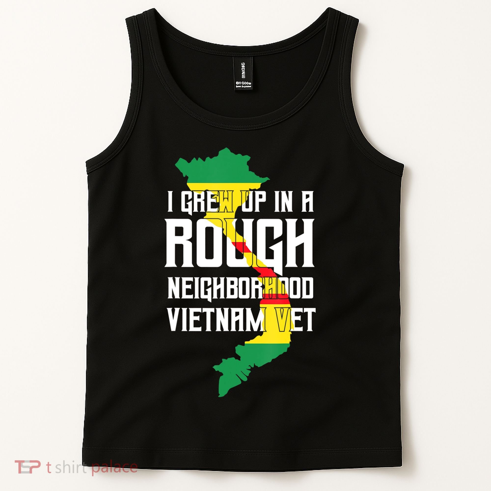 Vietnam Veteran Patriotic Army Combat Tank Top