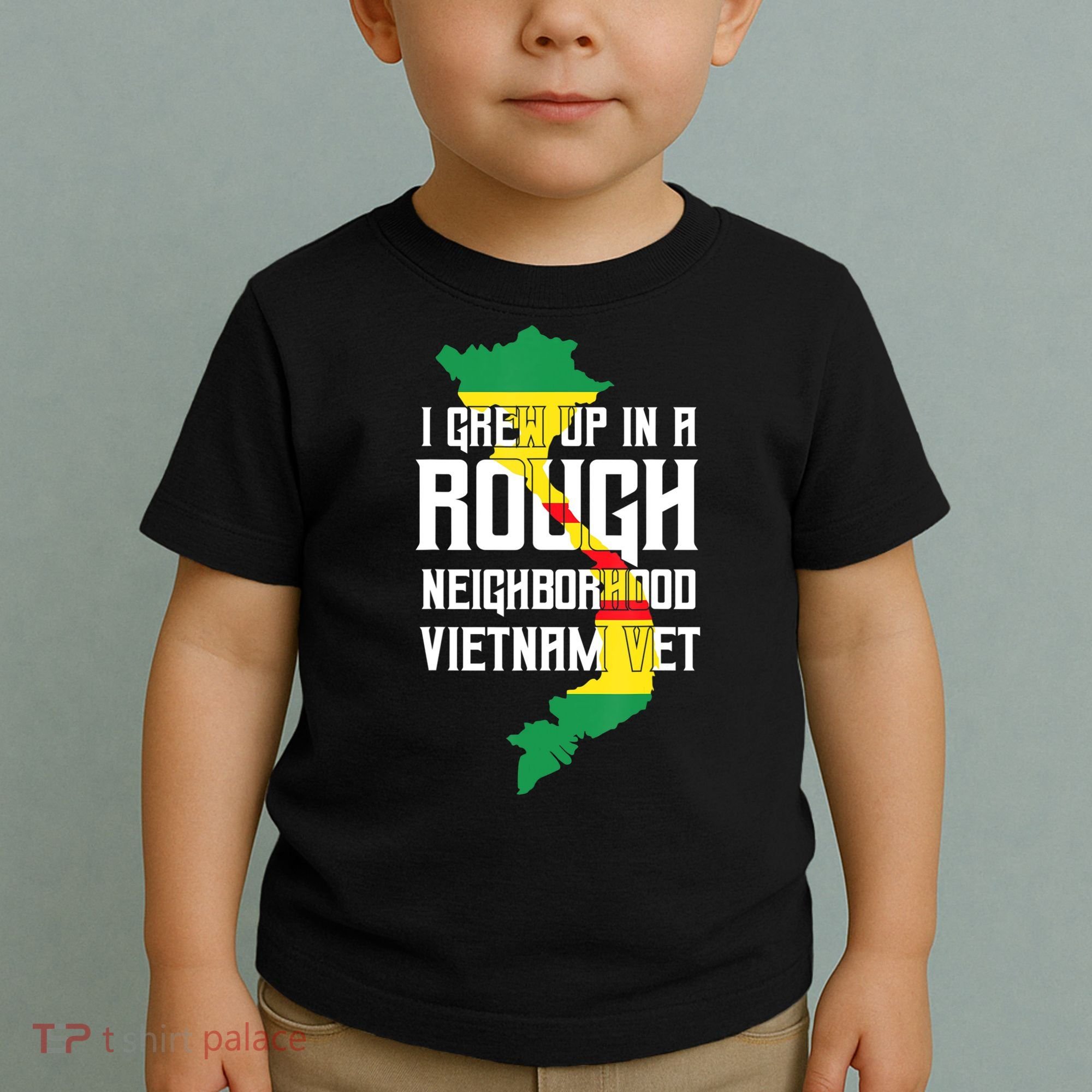 Vietnam Veteran Patriotic Army Combat Toddler T-Shirt