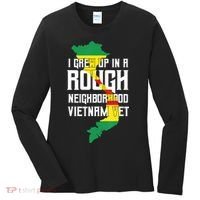 Vietnam Veteran Patriotic Army Combat Women's Long Sleeve Shirt thumb 0