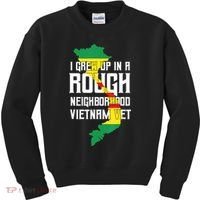 Vietnam Veteran Patriotic Army Combat Kids Sweatshirt thumb 0