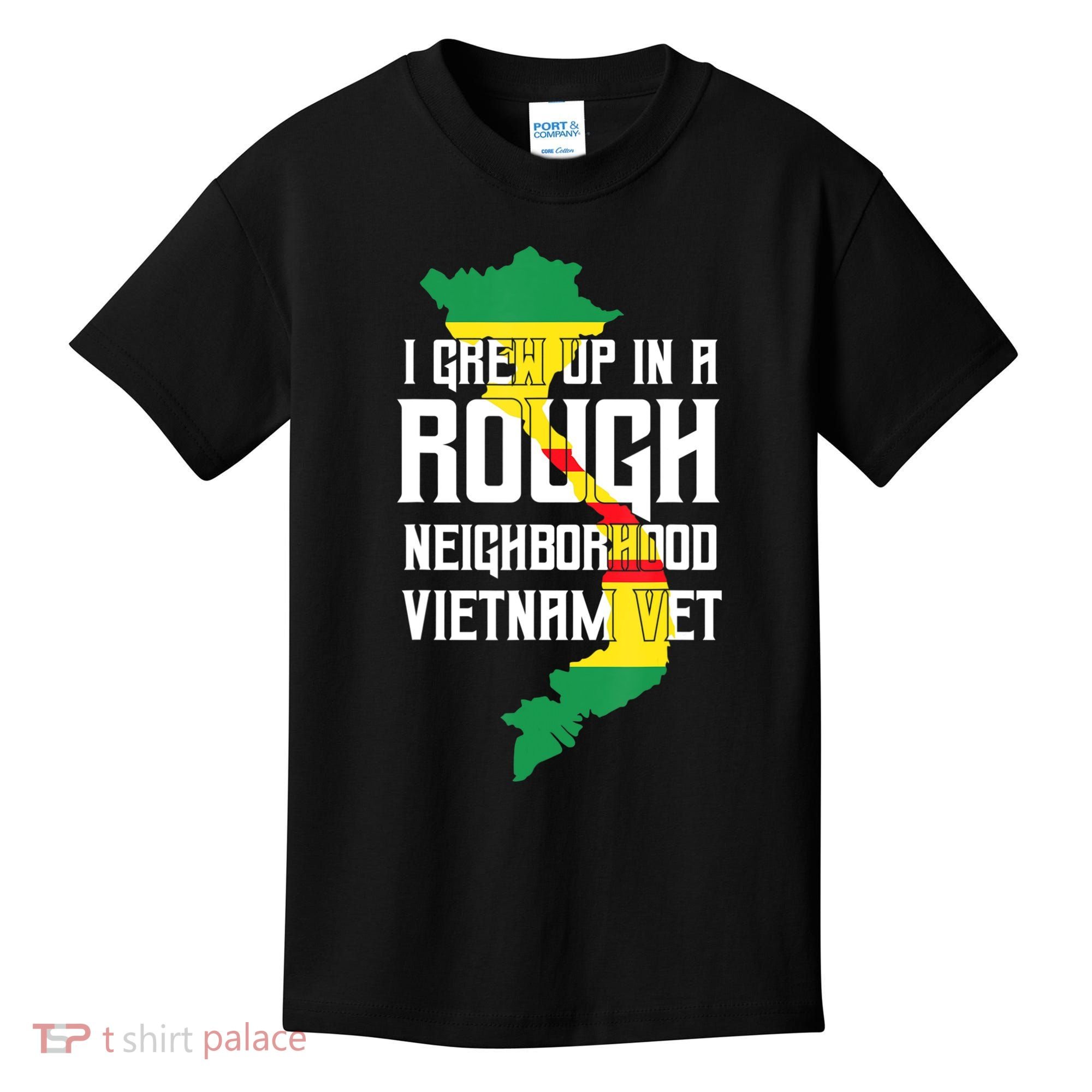 Vietnam Veteran Patriotic Army Combat Kids T-Shirt