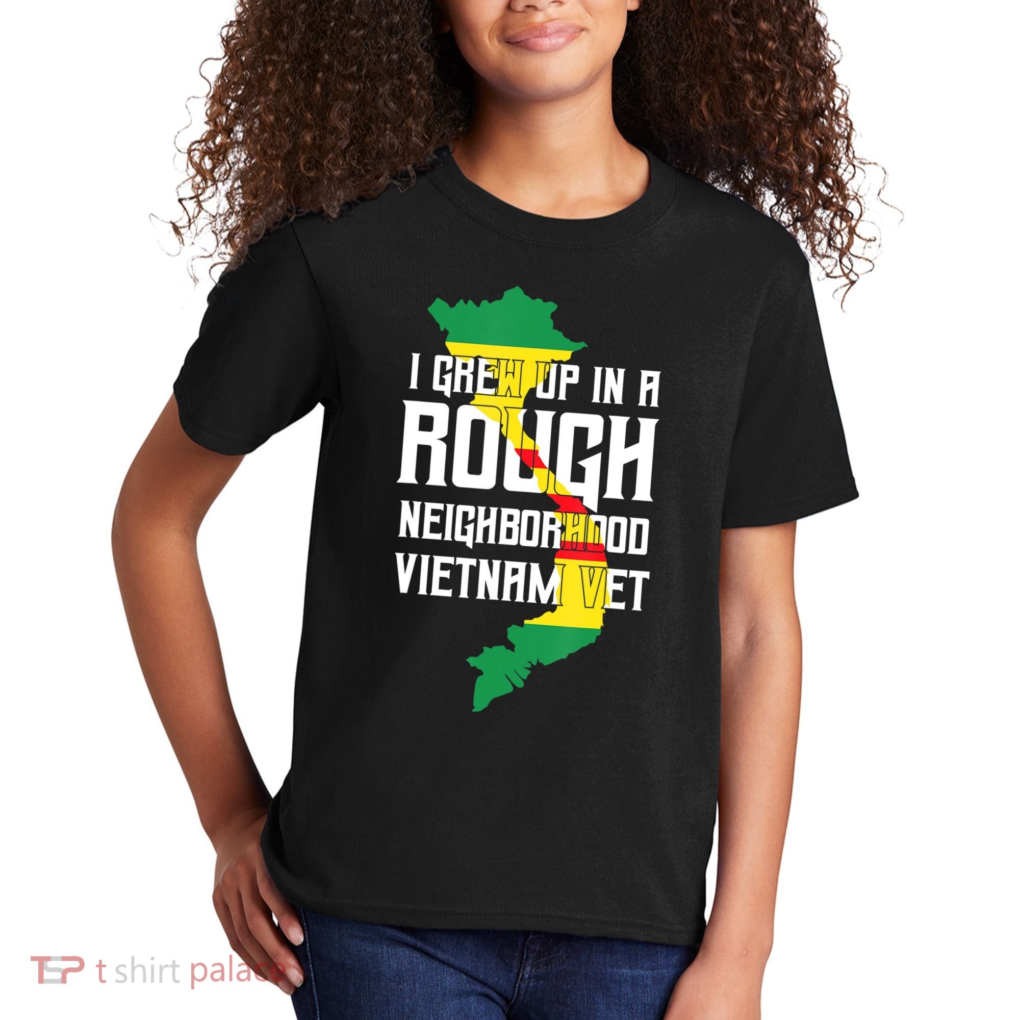 Vietnam Veteran Patriotic Army Combat Kids T-Shirt
