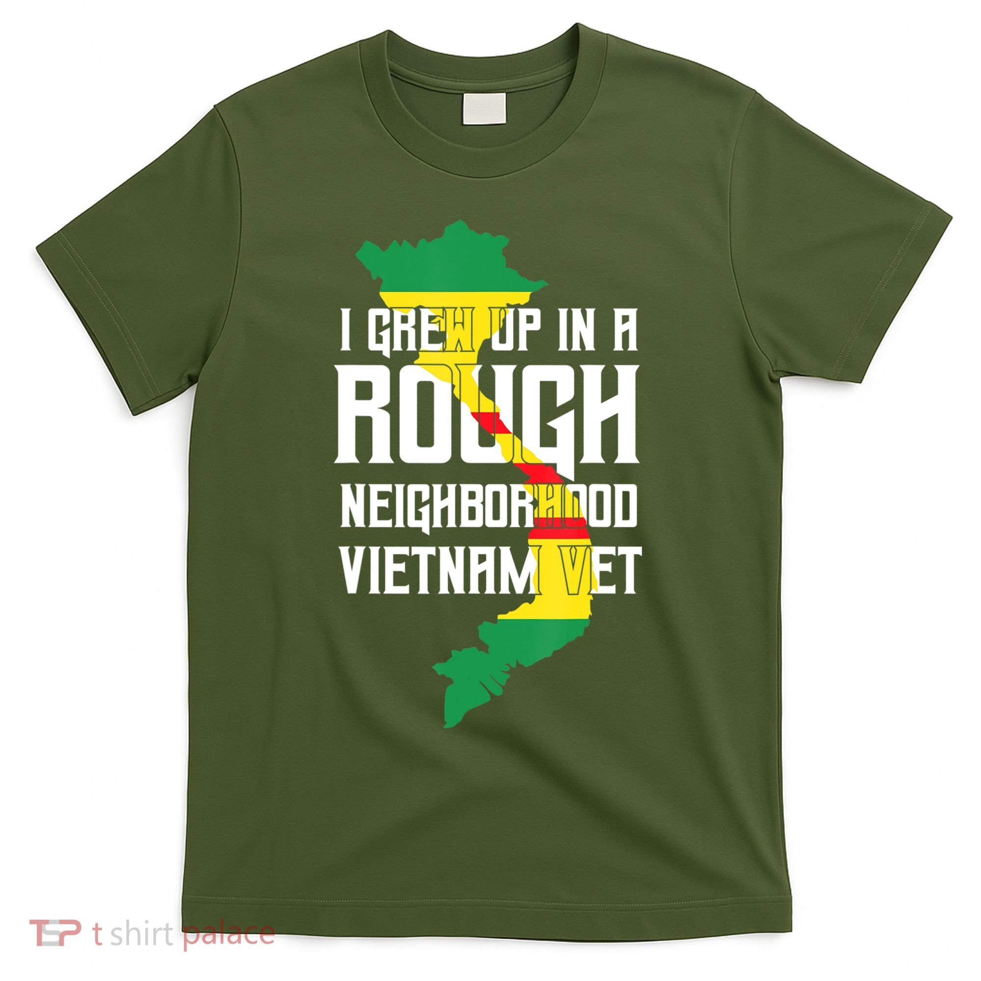 Vietnam Veteran Patriotic Army Combat T-Shirt