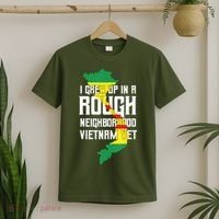 Vietnam Veteran Patriotic Army Combat T-Shirt thumb 2