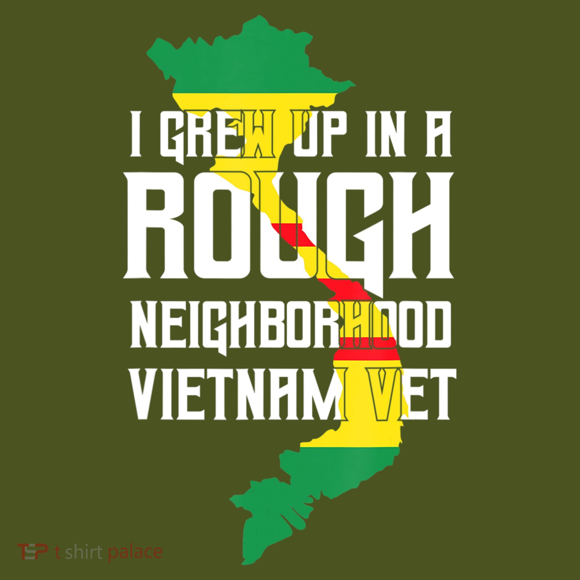 Vietnam Veteran Patriotic Army Combat T-Shirt