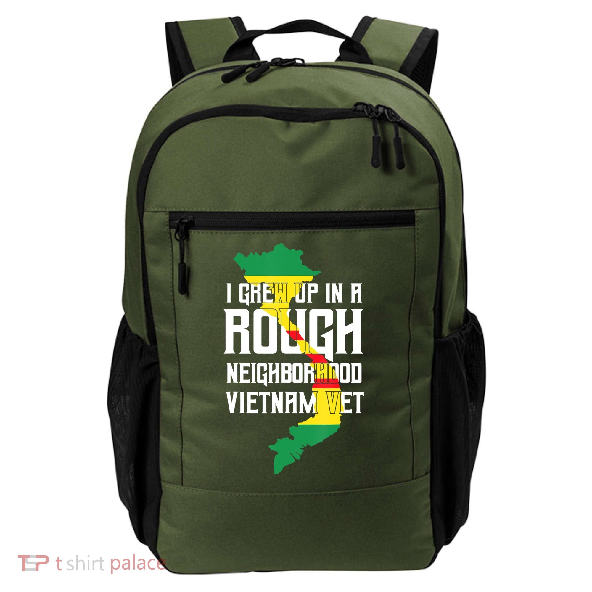 Vietnam Veteran Patriotic Army Combat Backpack