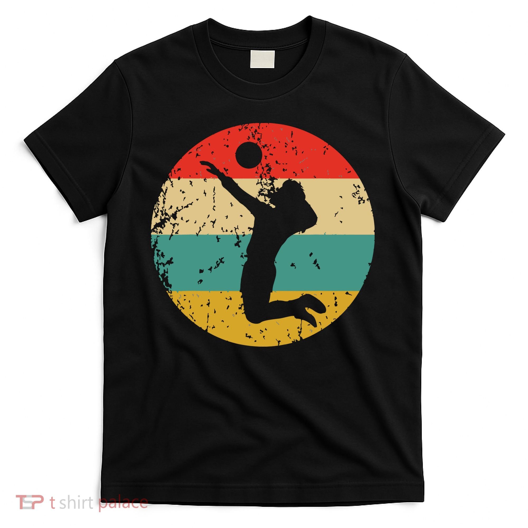 Volleyball Vintage Retro Volleyball Player T-Shirt