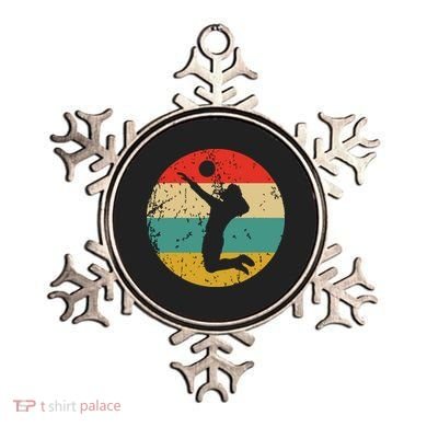 Volleyball Vintage Retro Volleyball Player Ornament