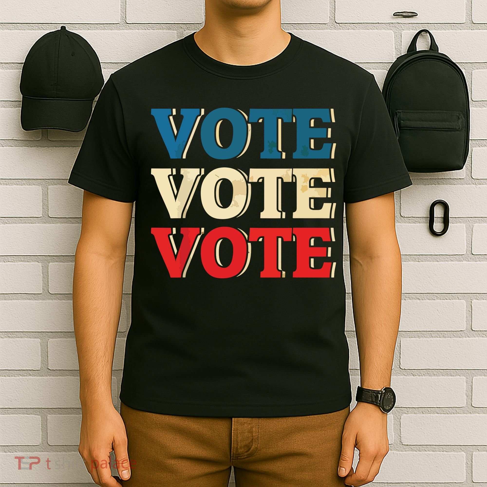 Vote Vintage Retro Go Vote Presidential Election T-Shirt