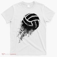 Volleyball Vintage Retro Sports Volleyball Player T-Shirt thumb 0