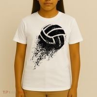 Volleyball Vintage Retro Sports Volleyball Player T-Shirt thumb 4