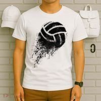 Volleyball Vintage Retro Sports Volleyball Player T-Shirt thumb 6