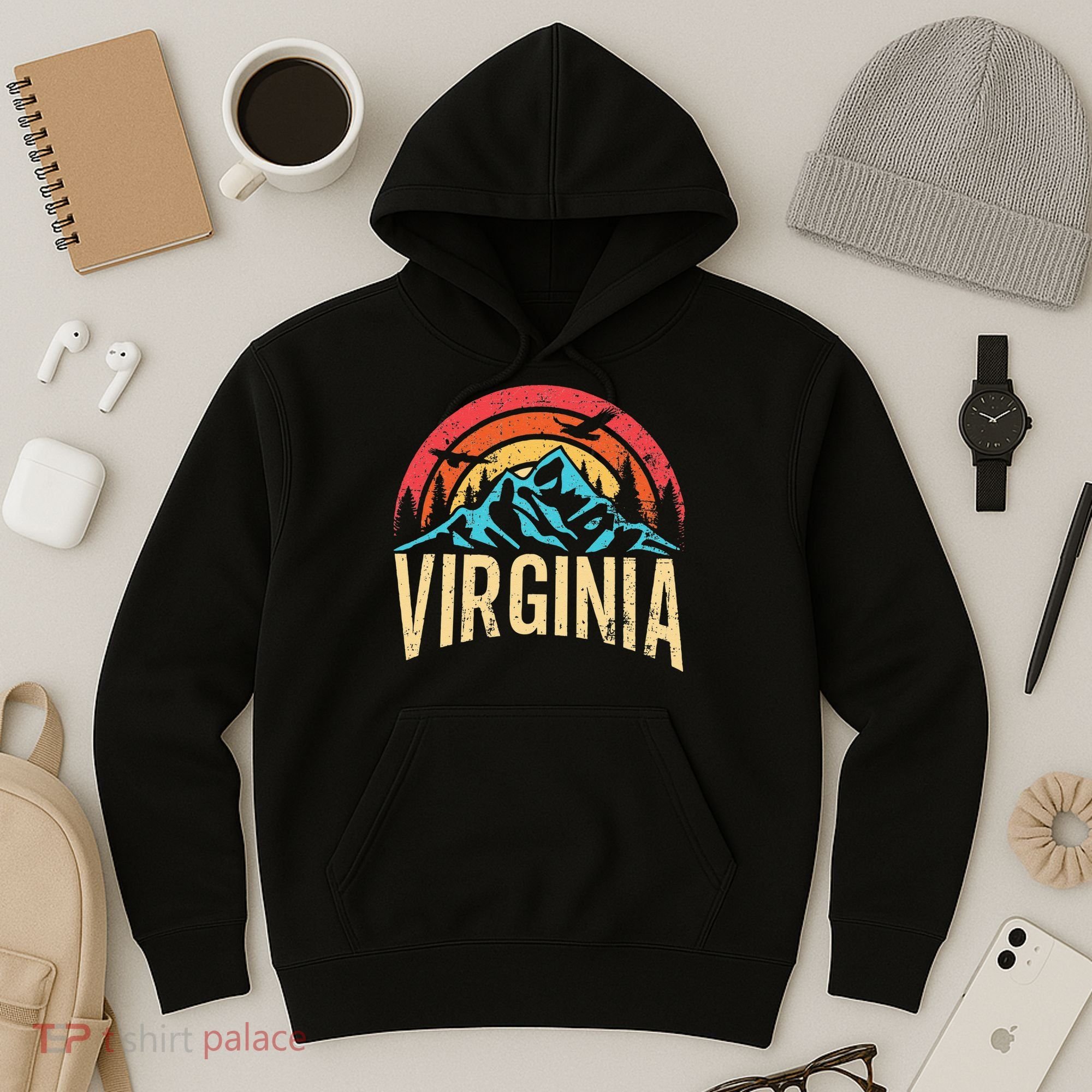 Virginia Virginia State Retro Virginia Hoodie