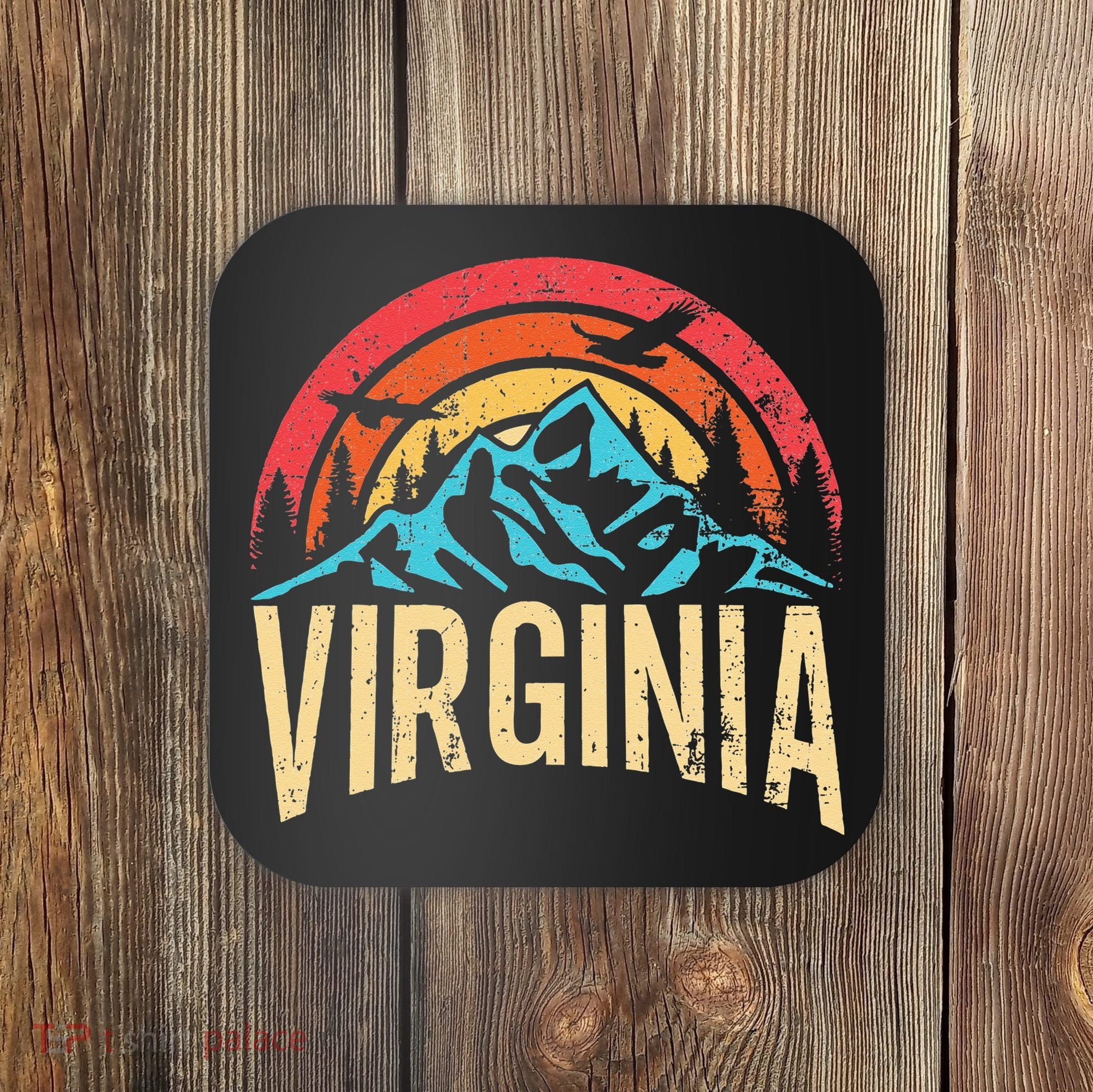 Virginia Virginia State Retro Virginia Coaster