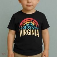 Virginia Virginia State Retro Virginia Toddler T-Shirt thumb 2