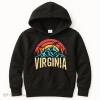 Virginia Virginia State Retro Virginia Kids Hoodie thumb 0