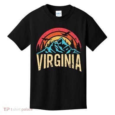 Virginia Virginia State Retro Virginia Kids T-Shirt