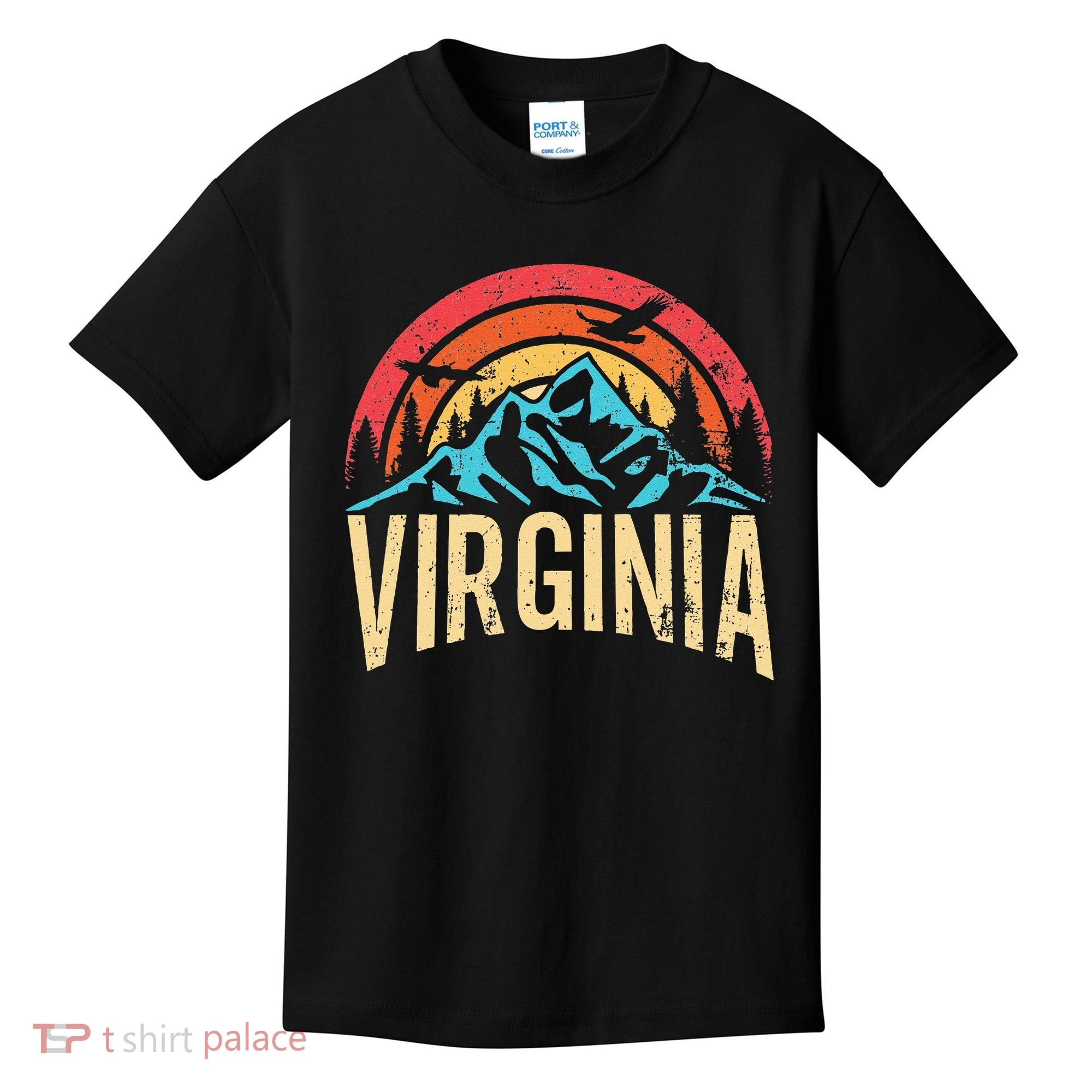 Virginia Virginia State Retro Virginia Kids T-Shirt