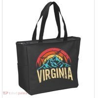 Virginia Virginia State Retro Virginia Tote Bag thumb 2