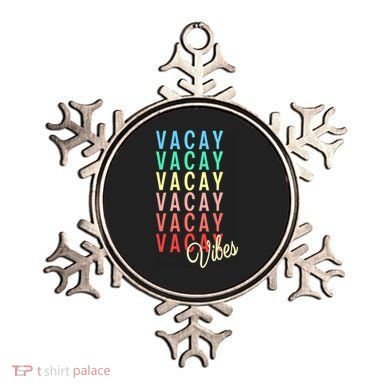 Vacay Vibes Summer Vacation Mode Travel Beach Surf Colorful Gift Ornament