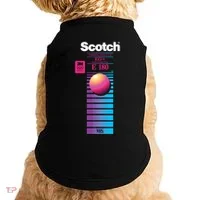 Vaporwave Vhs Scotch E180 Eg+ Doggie Tank thumb 0