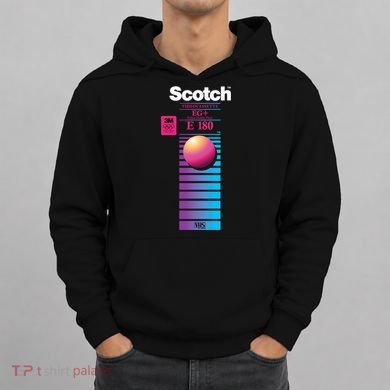 Vaporwave Vhs Scotch E180 Eg+ Hoodie