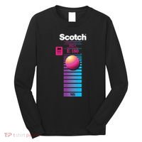 Vaporwave Vhs Scotch E180 Eg+ Long Sleeve Shirt thumb 0