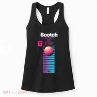 Vaporwave Vhs Scotch E180 Eg+ Women's Tank Top thumb 0