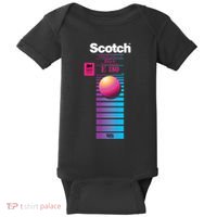 Vaporwave Vhs Scotch E180 Eg+ Baby Bodysuit thumb 0