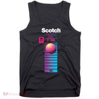 Vaporwave Vhs Scotch E180 Eg+ Tank Top thumb 0