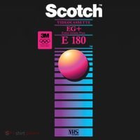 Vaporwave Vhs Scotch E180 Eg+ Tank Top thumb 6