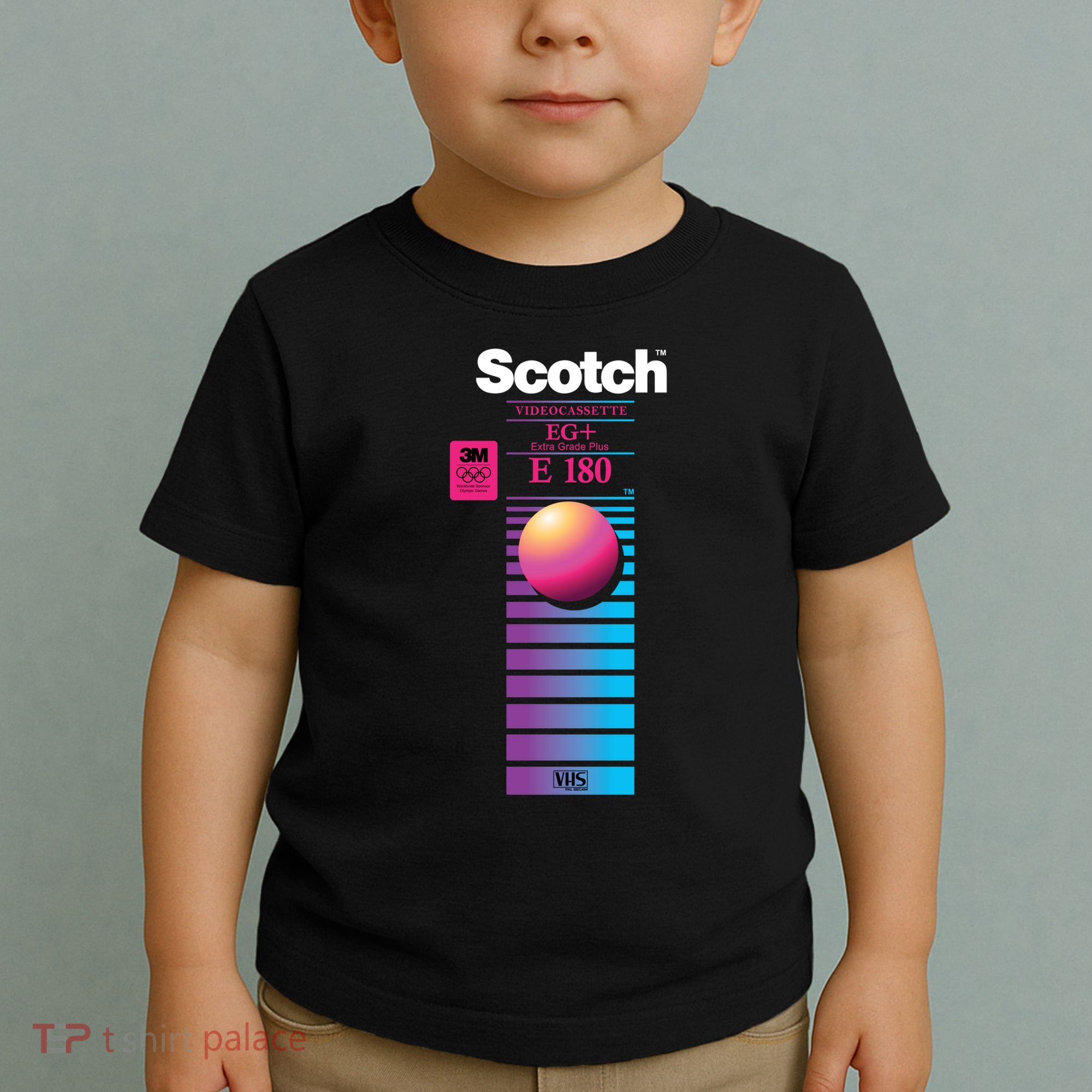 Vaporwave Vhs Scotch E180 Eg+ Toddler T-Shirt