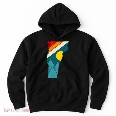 Vintage Vermont Sunset Hoodie