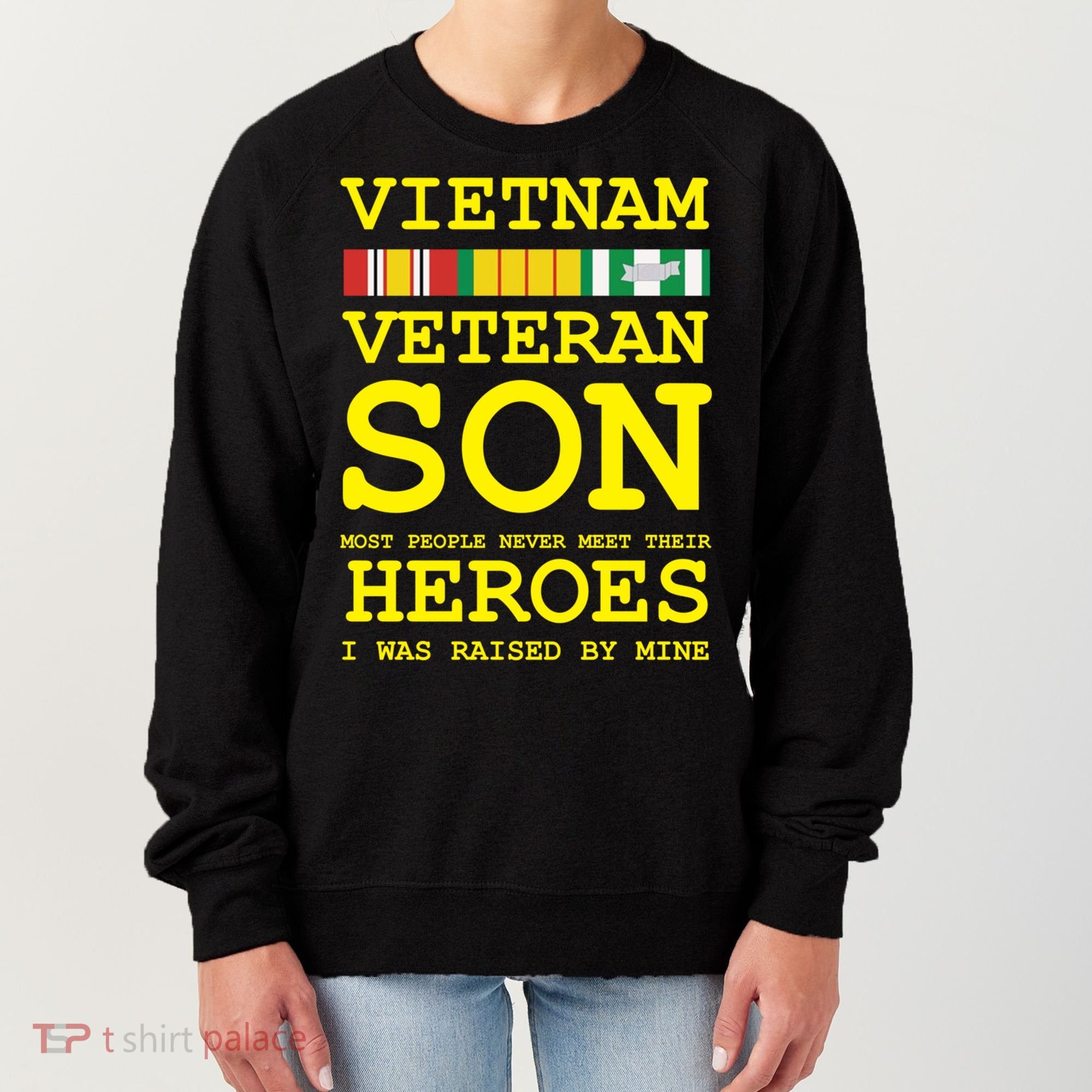 Vietnam Veteran Son Gift For Veterans Day Gift Women's Sweatshirt