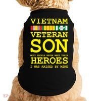 Vietnam Veteran Son Gift For Veterans Day Gift Doggie Tank thumb 0