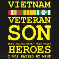 Vietnam Veteran Son Gift For Veterans Day Gift Doggie Tank thumb 4
