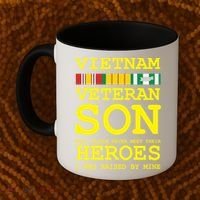 Vietnam Veteran Son Gift For Veterans Day Gift Coffee Mug thumb 2