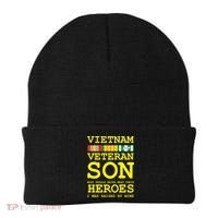 Vietnam Veteran Son Gift For Veterans Day Gift Beanie thumb 0