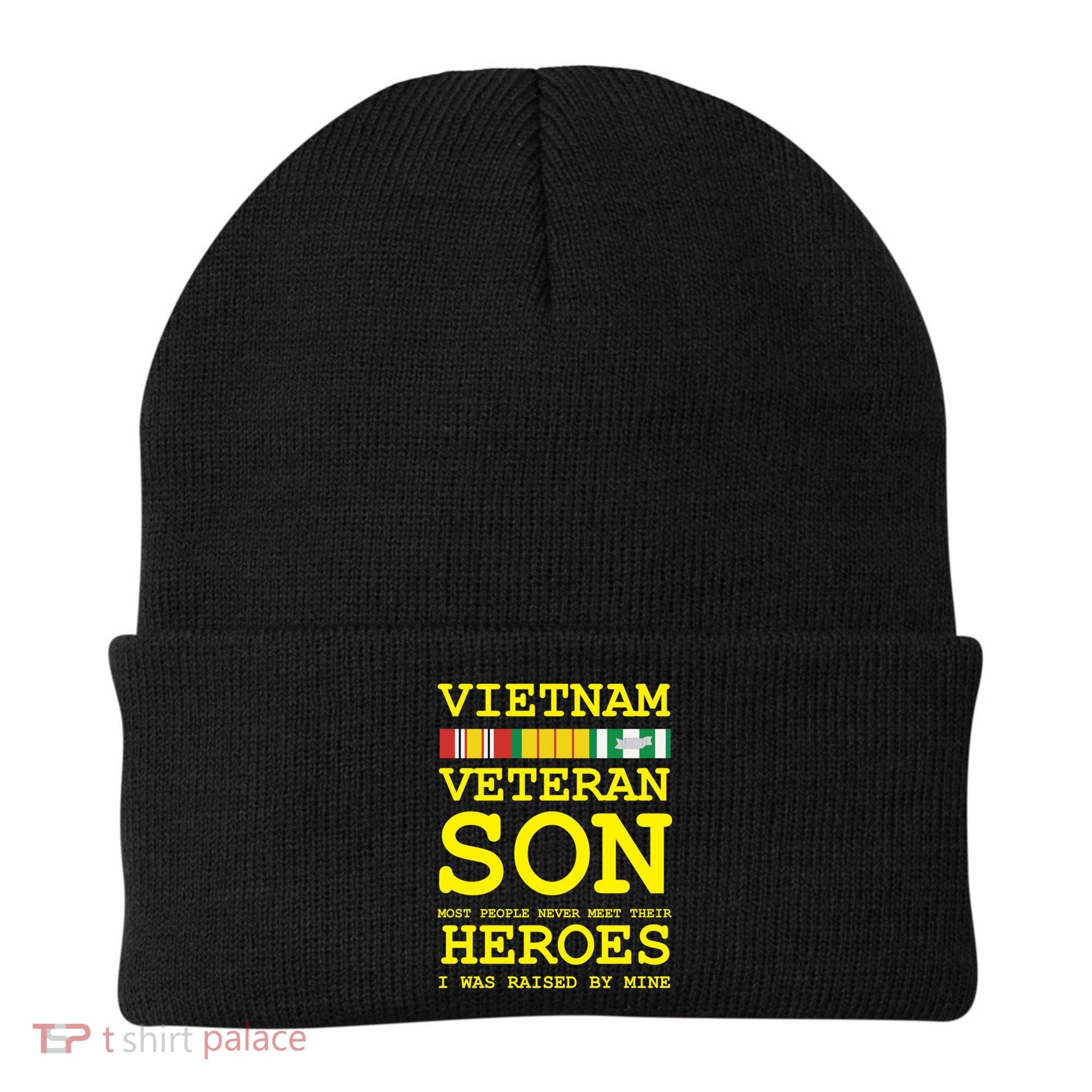Vietnam Veteran Son Gift For Veterans Day Gift Beanie