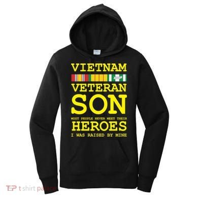 Vietnam Veteran Son Gift For Veterans Day Gift Women's Hoodie