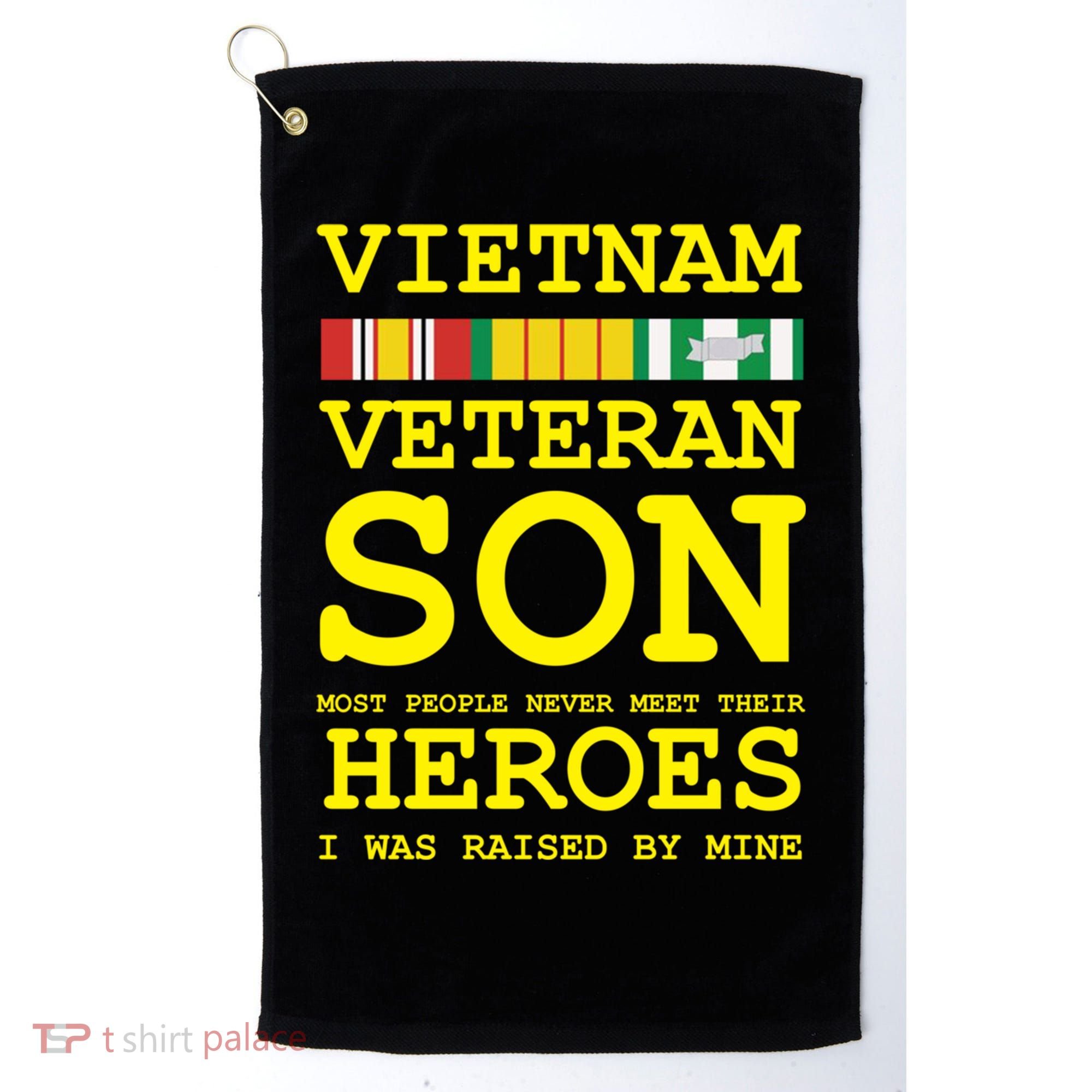 Vietnam Veteran Son Gift For Veterans Day Gift Golf Towel