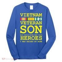 Vietnam Veteran Son Gift For Veterans Day Gift Long Sleeve Shirt thumb 0
