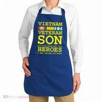 Vietnam Veteran Son Gift For Veterans Day Gift Apron thumb 2