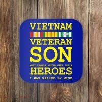 Vietnam Veteran Son Gift For Veterans Day Gift Coaster thumb 0