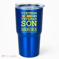 Vietnam Veteran Son Gift For Veterans Day Gift Tumbler thumb 0