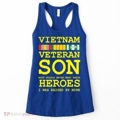 Vietnam Veteran Son Gift For Veterans Day Gift Women's Tank Top