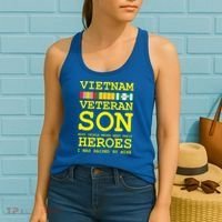 Vietnam Veteran Son Gift For Veterans Day Gift Women's Tank Top thumb 2