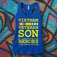 Vietnam Veteran Son Gift For Veterans Day Gift Women's Tank Top thumb 3