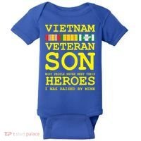 Vietnam Veteran Son Gift For Veterans Day Gift Baby Bodysuit thumb 0