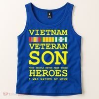 Vietnam Veteran Son Gift For Veterans Day Gift Tank Top thumb 2